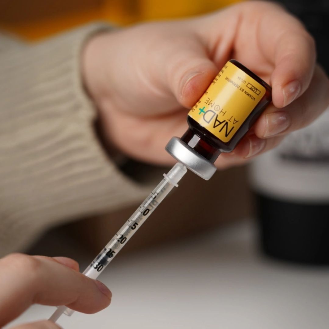 NAD+ Vial Syringe