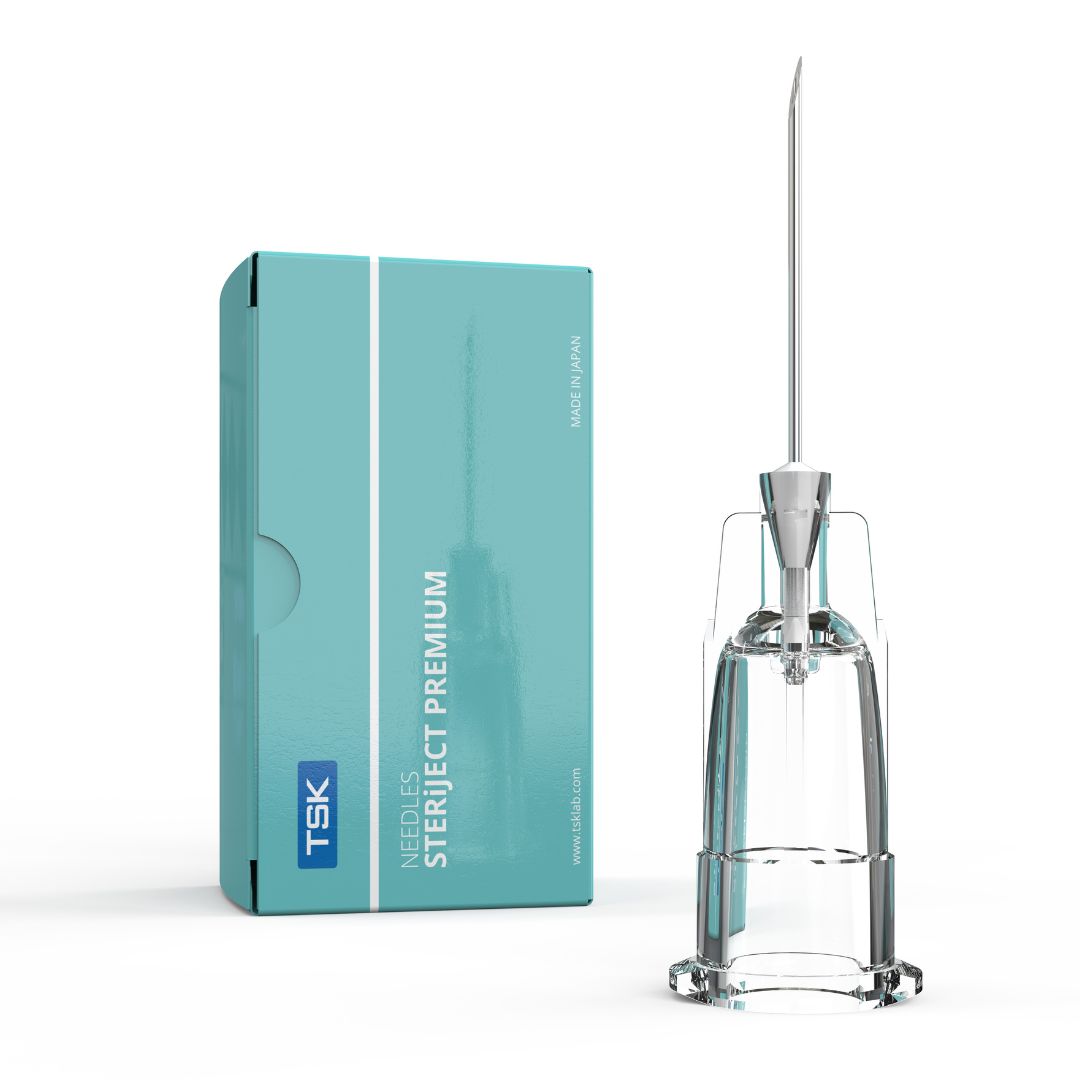 Croma TSK STERiJECT PREMIUM PRC Control Hub Needle 30G x 13mm x 100 - Box and Needle