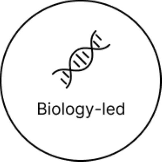 Biology-led
