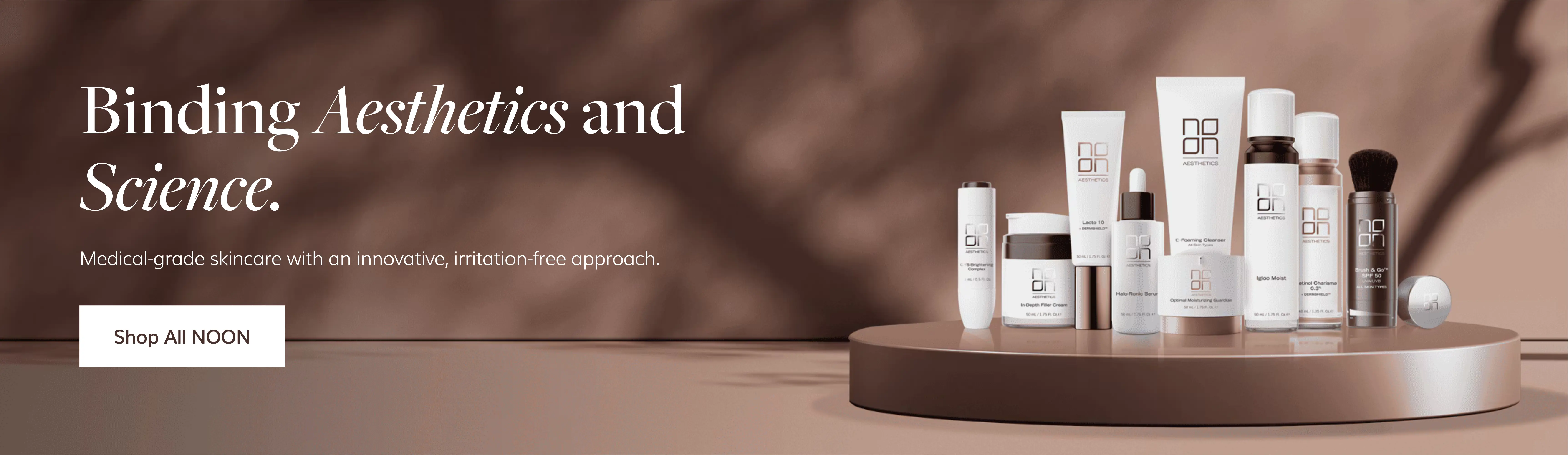 Composition of NOON skincare products